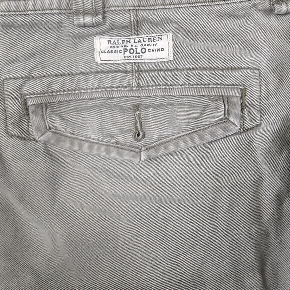 Polo Ralph Lauren Cargo Shorts 40x9 Beige Relaxed Loose Fit Y2K Preppy Utility - Picture 10 of 16